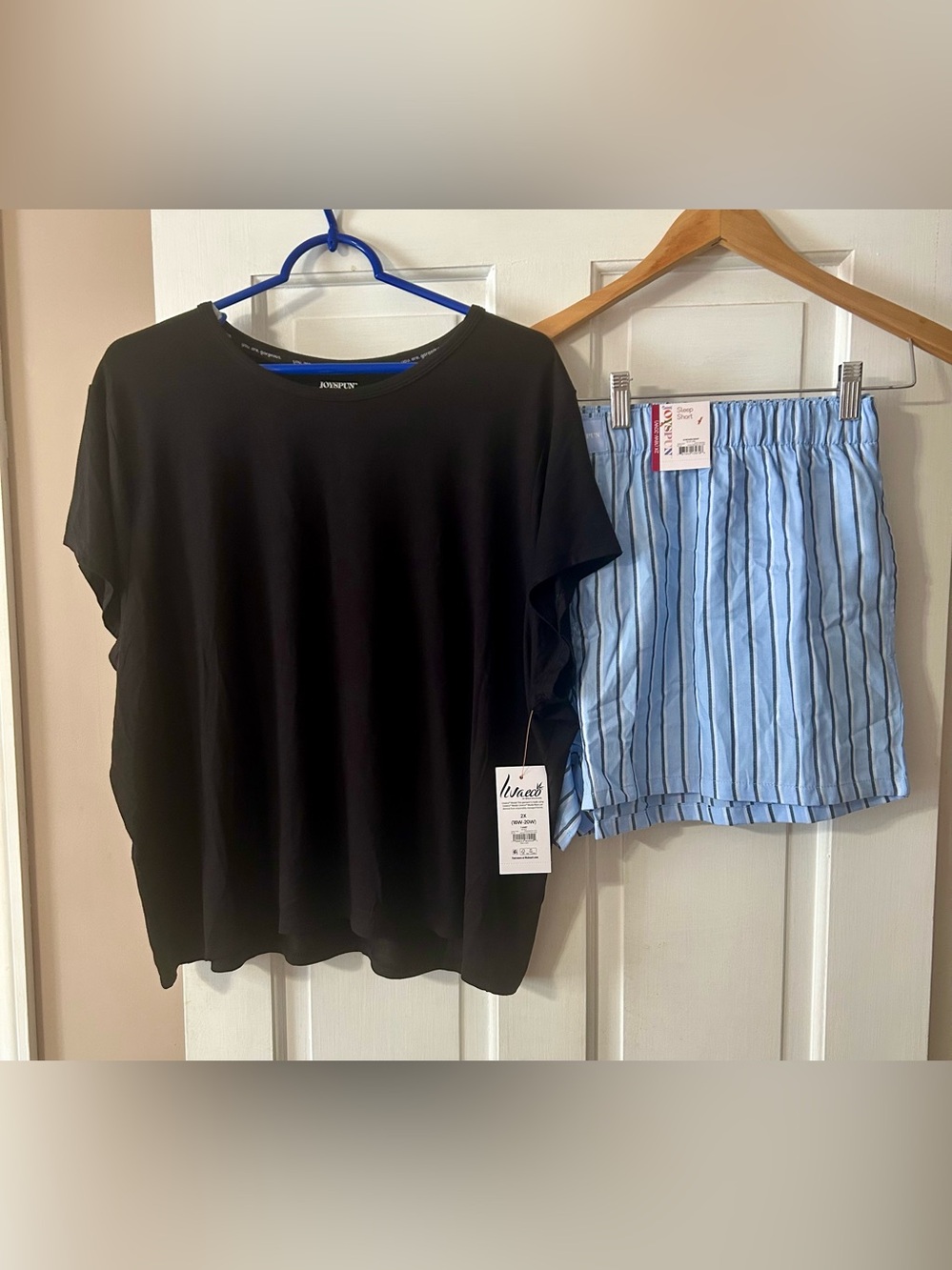 Women’s Joyspun Pajama Shorts w/ Shirt  2X NEW!